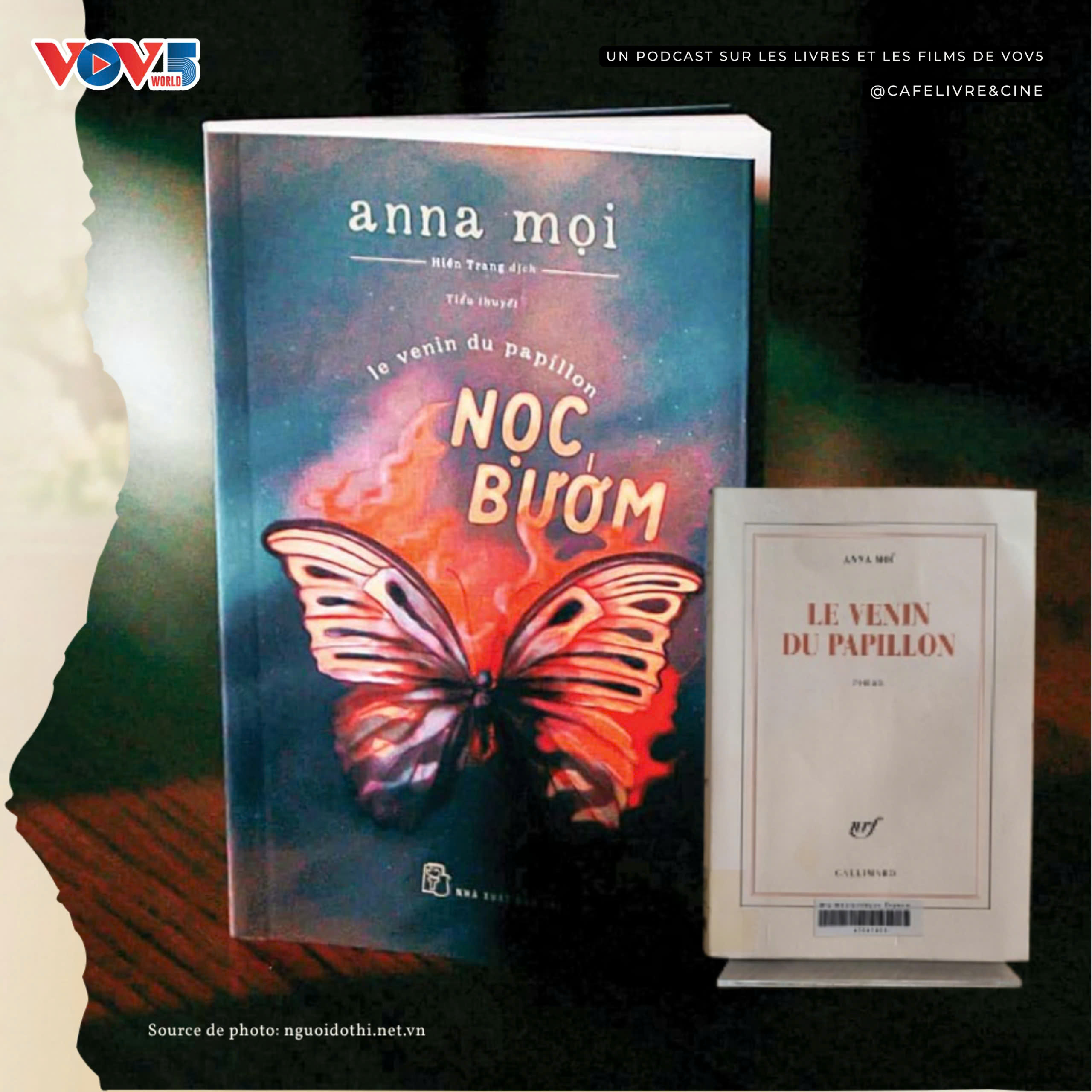Café, livre et ciné: EP1-Livre: Le Venin du papillon d'Anna Moï: plus qu'un roman sur la guerre
